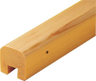 Rampe en bois arrondie 200 cm Burger