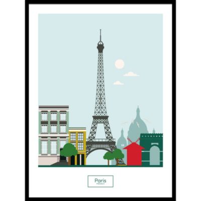 Image encadrée Paris 30 x 40 cm CM Creation
