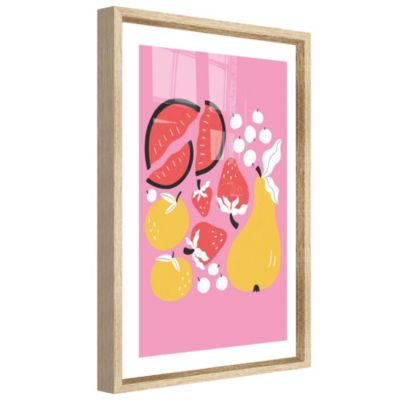 Image encadrée fruits l.30 x H.40 cm