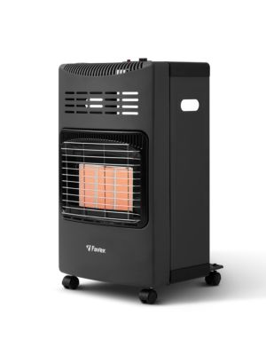 Poêle à gaz Favex Plio noir 4200W 40m² - Favex