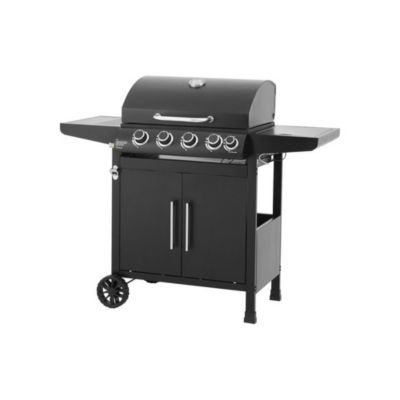 Barbecue à gaz COOKING BOX Paarl 4 brûleurs Surface de cuisson principal : 60 x 42 cm Grille de maintien au chaud Acier - vue 2