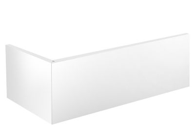 Tablier de baignoire blanc Allibert Fix'alu 180 x 80 cm