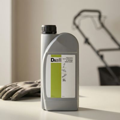 Huile pour mélange 2 temps semi-synthèse Diall 1L - Diall