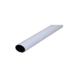 Tringle de penderie métal blanc Ø2,5 x 100 cm