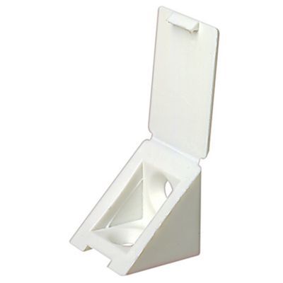 12 tak'ecker plastique blanc 25 x 25 mm