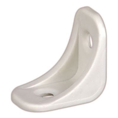 C60414 - Lot De 10 Équerres D'Angle 31X29X16 Mm En Plastique - Raccord