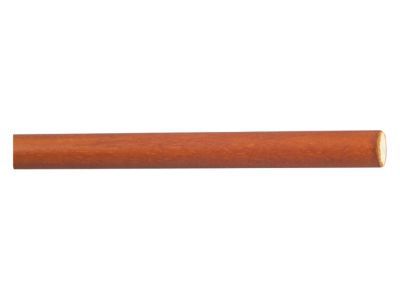 Barre à rideaux bois COLOURS Java merisier Ø35 mm x L.250 cm