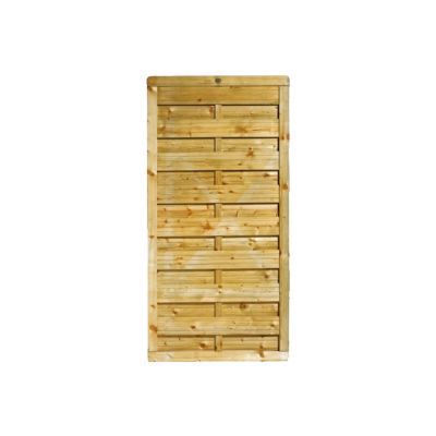 Demi-panneau bois droit BLOOMA Onora 90 x h.180 cm