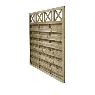 Panneau bois droit BLOOMA Inyo 180 x h.180 cm