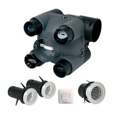 Kit VMC simple flux autoréglable CALIMA