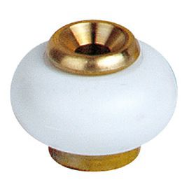 Butoir ø30 x Hauteur 37 mm sol laiton blanc