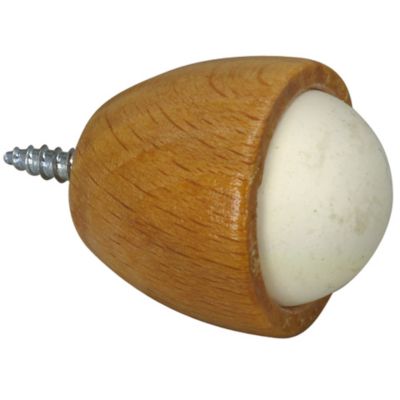 Butoir ø28 x Hauteur 30 mm mur hêtre verni