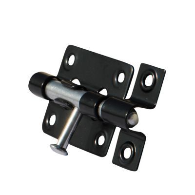 Verrou à pêne rond Diall 60 mm