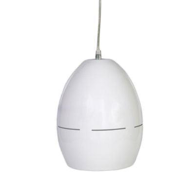 Suspension COLOURS Egg blanc Ø17 x h.20,5 cm