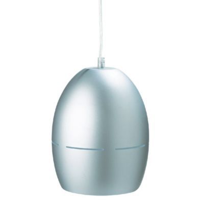 Suspension COLOURS Egg gris métal Ø17 x h.20,5 cm