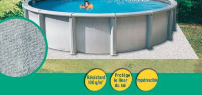 Tapis de sol pour piscine DIALL Ø5 m