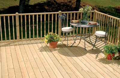 Lame de terrasse en pin 400 x 14cm  ép. 30mm