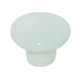 bouton de meuble porcelaine colours antan blanc Ø32 mm