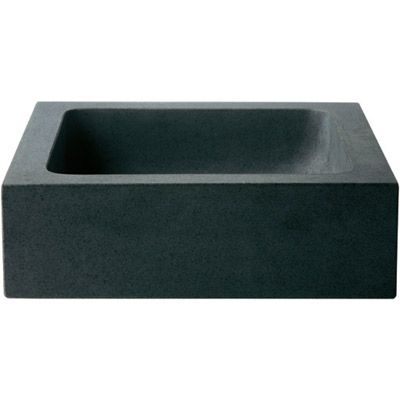 Vasque à  poser Form Baltik granit 40 x 40 cm