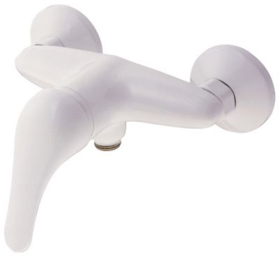 Mitigeur douche blanc