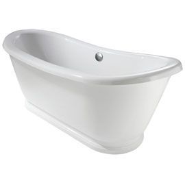 Tablier de baignoire Form Sonate en acrylique coloris blanc