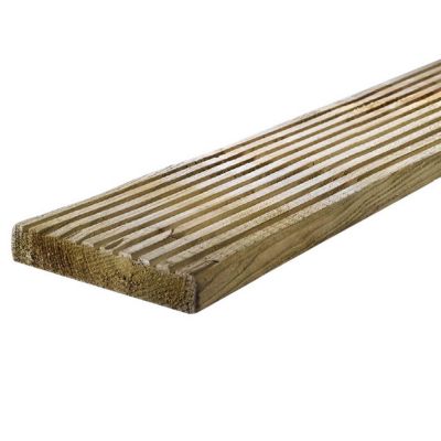 Lame de terrasse en épicéa 300 x 14 5cm  ép. 27mm