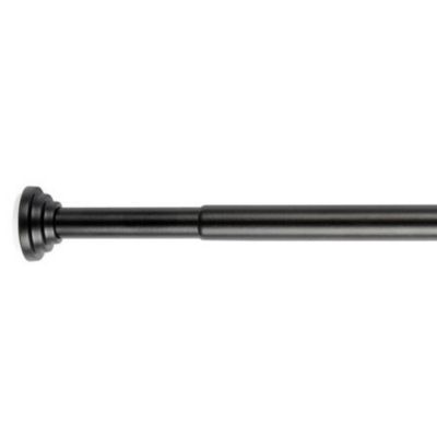 Barre de vitrage COLOURS Nomad noir mat ø20/18 mm x L.60/90 cm