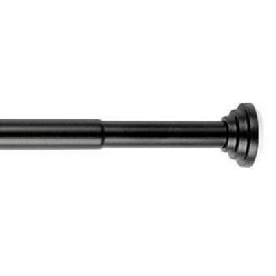 Barre de vitrage COLOURS Nomad noir mat ø20/18 mm x L.90/150 cm