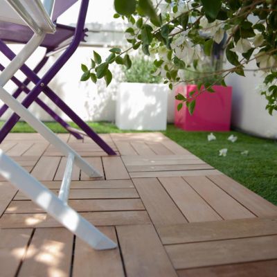 Dalle Balcon clipsable en bankiraï