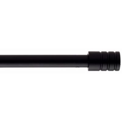 Barre de vitrage COLOURS Marco noir brillant Ø10 mm x L.70/110 cm