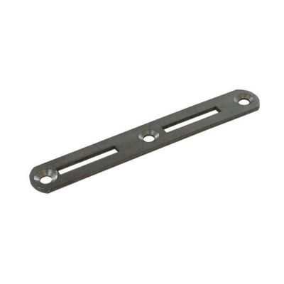 4 Ferrures de lit Acier zingué 90 x 18 mm