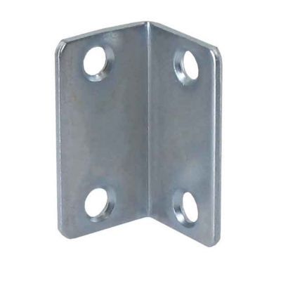 4 Equerres spéciale Acier zingué 45 x 25 mm