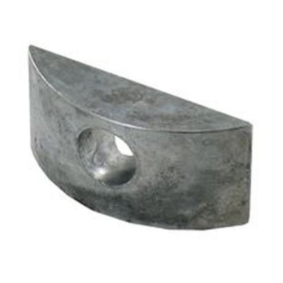 4 demi-lunes pour vis Acier brut ø30 mm