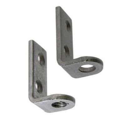 4 équerres taraudées Acier L. 35 x l. 16 x P. 22 mm