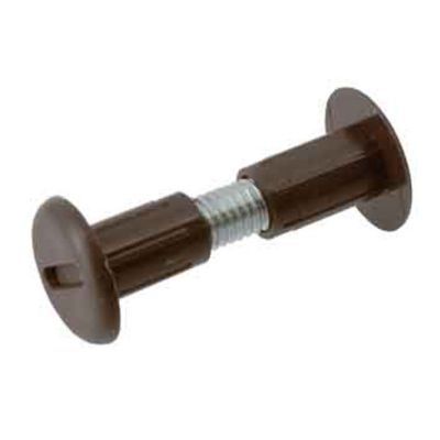 4 vis liaison plastique acier brun Diall M6 Ø8 x L.15m x Ep.30 mm