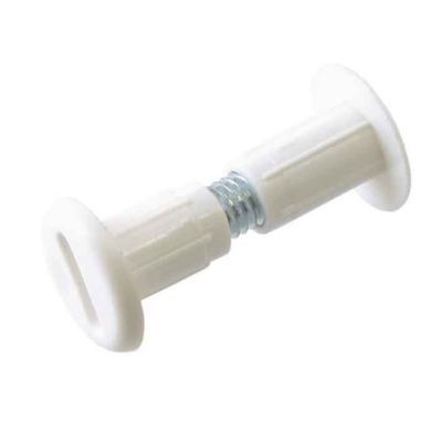 4 vis liaison plastique/acier blanc Diall M6 Ø8 x L.15 x Ep.42 mm