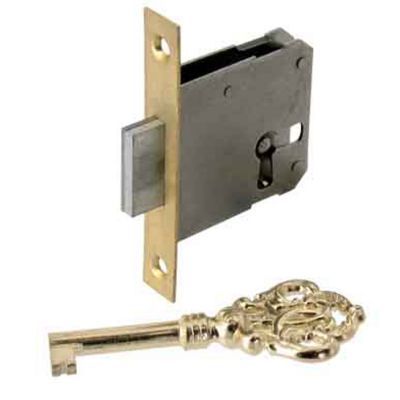 Serrure à larder l. 40 mm x H. 35 mm x EP. 10 mm