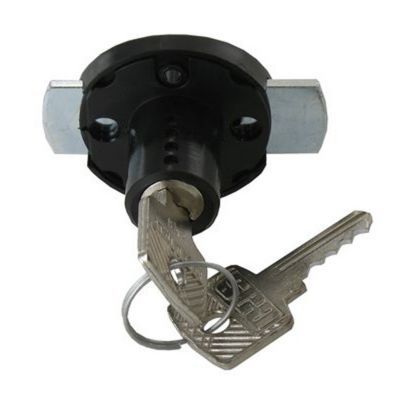 Serrure à cylindre droite/gauche l. 35 mm x H. 40 mm x EP. 9 mm