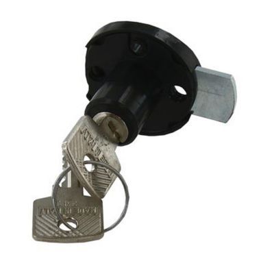 Serrure à cylindre l. 35 mm x H. 40 mm x EP. 9 mm