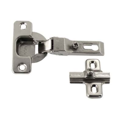 2 charnières invisibles frigo acier nickelé Diall Ø35 mm 94°