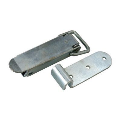 Fermoir levier Acier zingué l. 28 mm x H. 120 mm