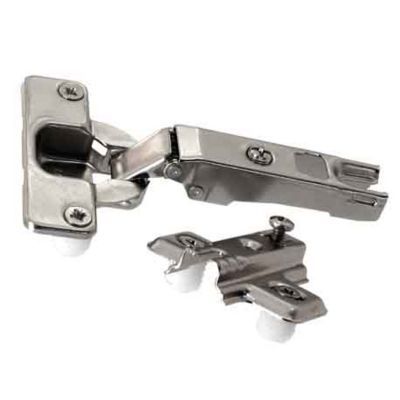 2 charnières invisibles key hole acier nickelé Diall Ø35 mm 110°