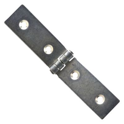 2 charnières de lit acier zingué Diall 25 x 140 mm