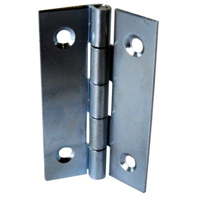 2 charnières acier zingué Diall 100 x 50 mm