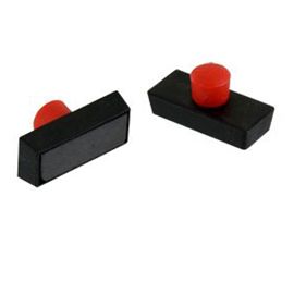 4 punaises magnétiques Noires