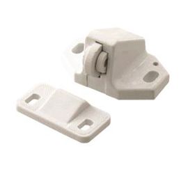 2 Loqueteaux à rouleaux blanc