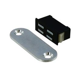 2 Loqueteaux clipsables 2 kg Noir