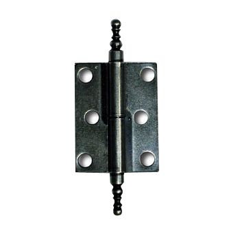 Lot de 2 paumelles à vase acier vieux fer 30 x 40 mm gauche