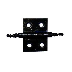 Diall - Lot de 2 paumelles à vase noires 30 x 40 mm droite