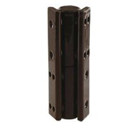 Diall - 2 paumelles universelles 50 Epoxy Marron